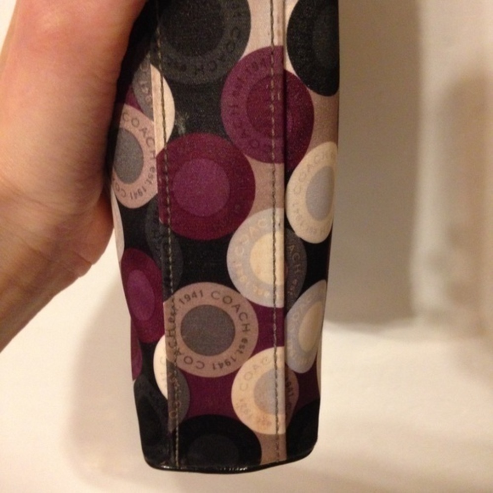 👛 COACH 👛 snaphead rare makeup case - Picture 4 of 6